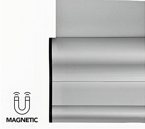 Magnetic base of the Link retractable banner stand