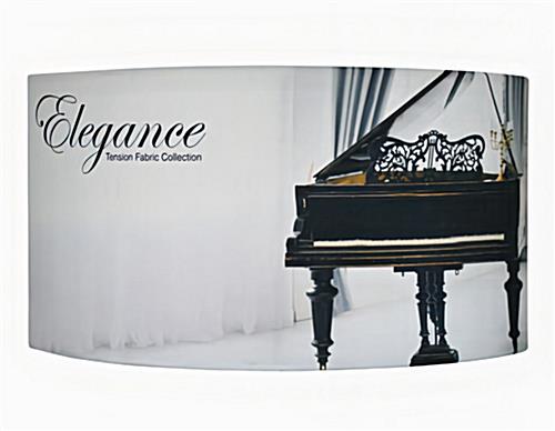 Curved Elegance Tabletop Tension Fabric Banner