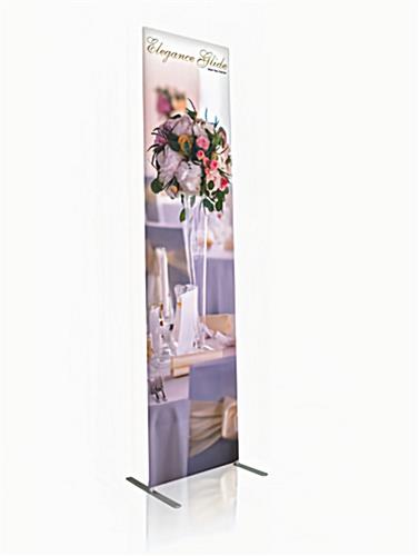 24"W Elegance Glide Tension Fabric Display with Custom Graphics