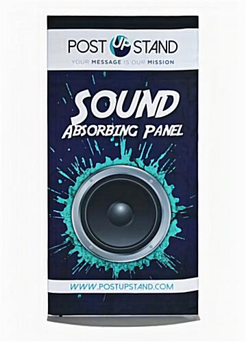 Infinity acoustic sound absorbing banner stand