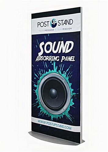 Infinity acoustic sound absorbing banner stand