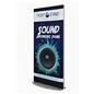 Infinity acoustic sound absorbing banner stand