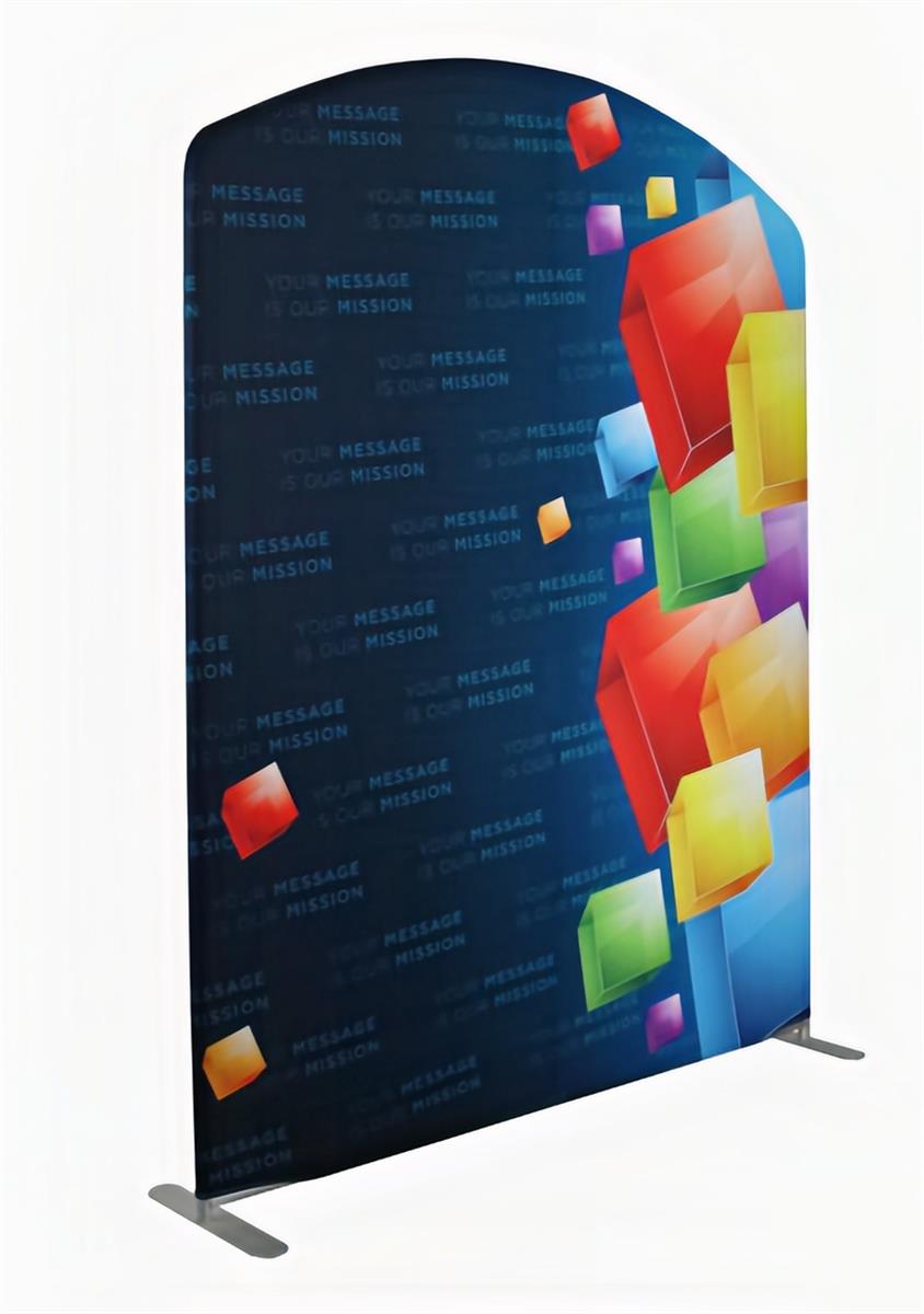 Curved Top Tension Fabric Banner | 79