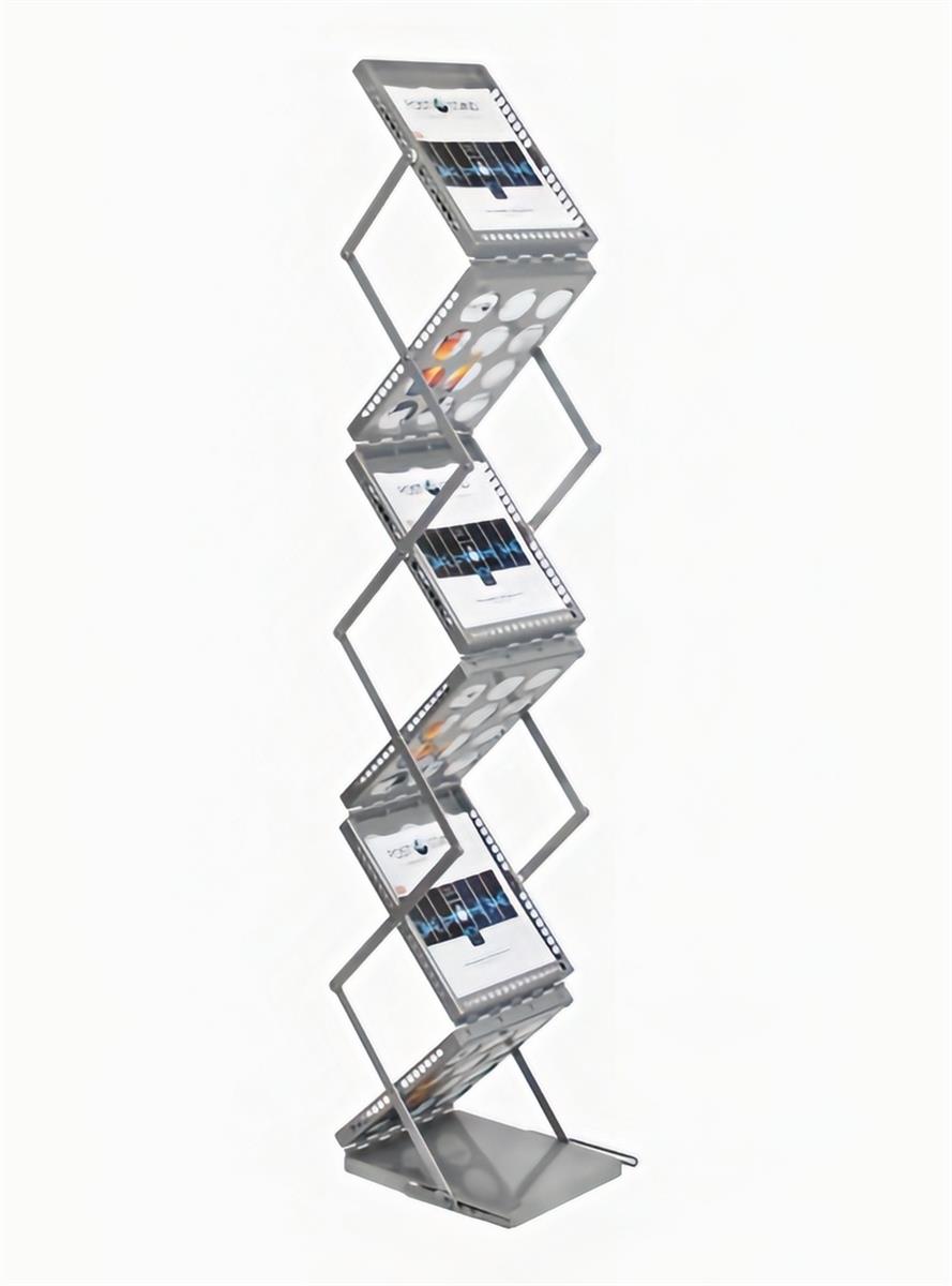 Portable Steel Brochure Display Stand Post Up Stand