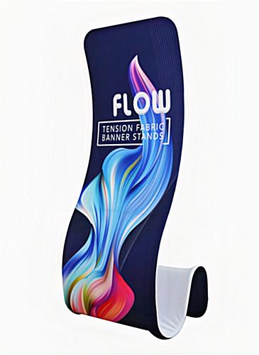 Flow custom printed tension fabric banner stand