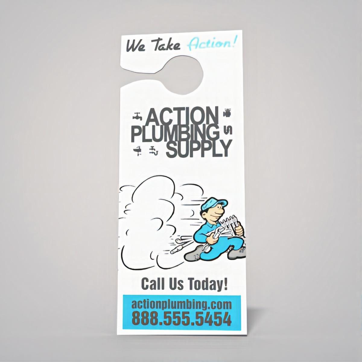 Custom Door Hanger - Upload Your Design, SKU: TG-3228