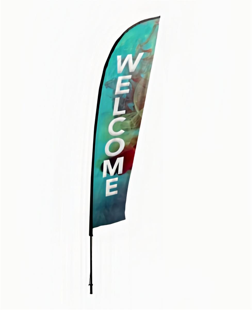 Sail Feather Banner Flag Custom Outdoor Advertising Flag