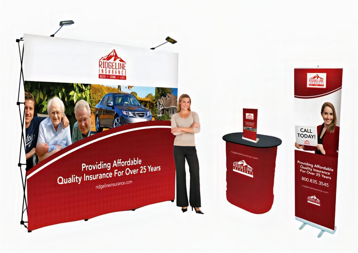 Backdrop Booth Display Kit For Trade Shows Trt Banners