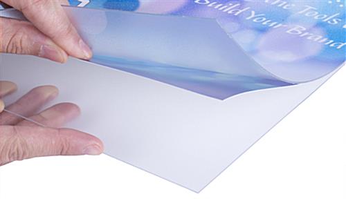 Vertical Sign Holder is Double Sided