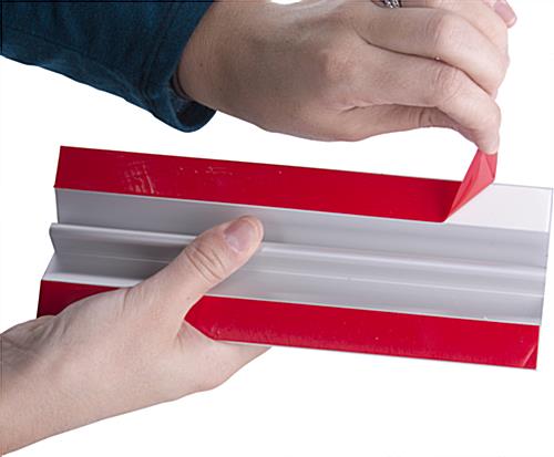 Vertical Sign Holder with Adhesive Bottom
