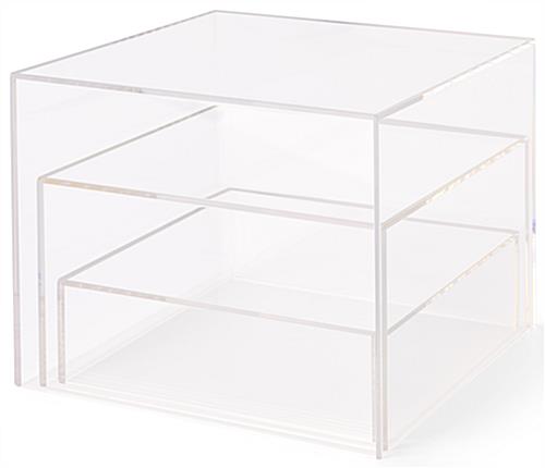 Clear Acrylic Cubes with Polished Edges 