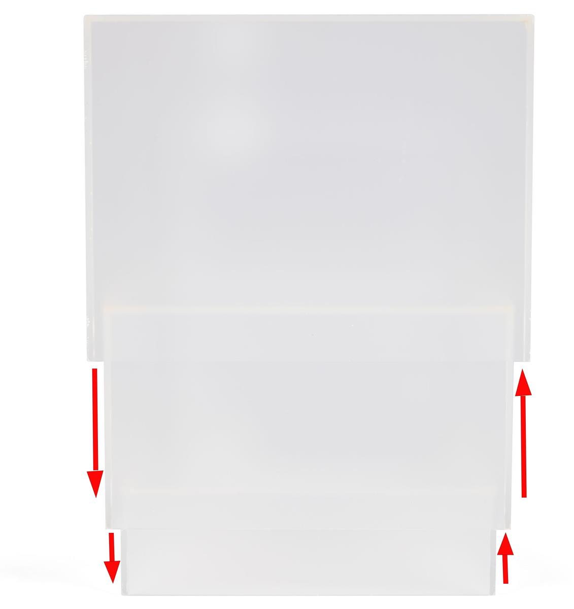 Recycled Acrylic Cube Riser Set of 3 Nested Displays