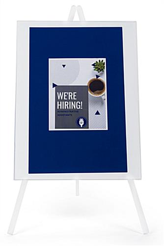 acrylic tripod poster display easel with display for 18 x 24 signs