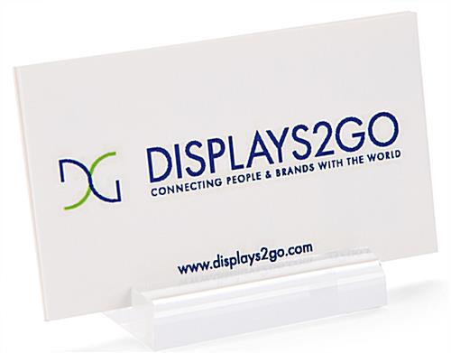 Acrylic Business Card Holder with Clear Design 