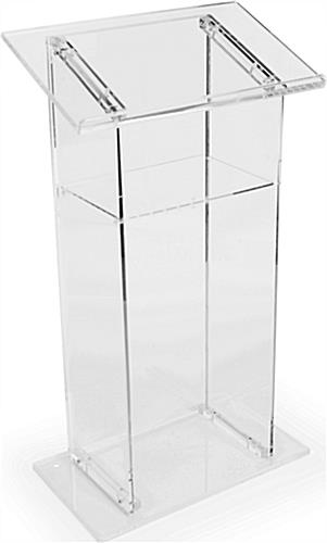 iPad Presentation Stand | Acrylic Lectern & Clamping Enclosure