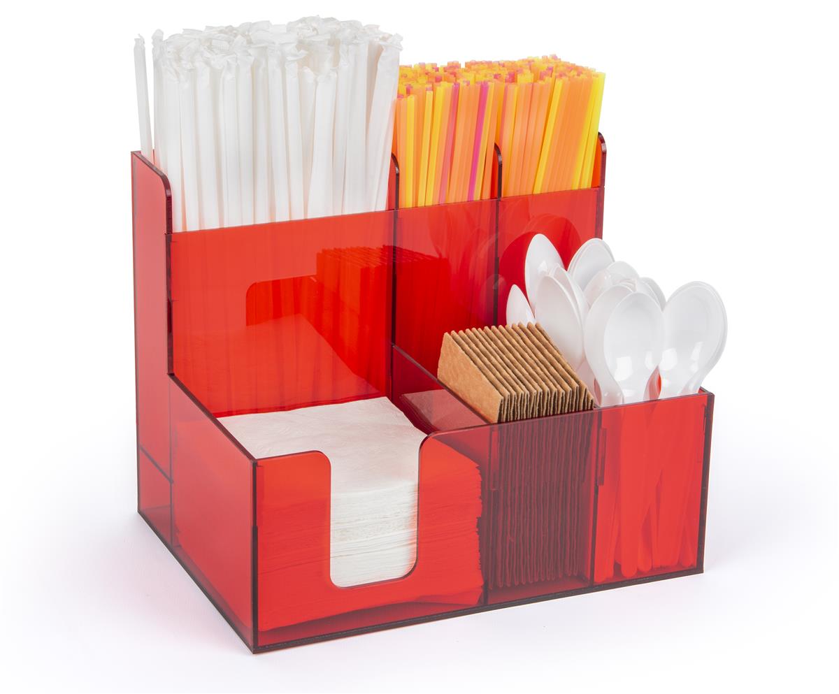 Commercial 7-Compartment Breakroom Organizer 
