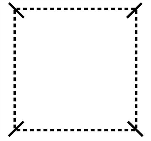 Cube-Shaped Square Art Display Grid
