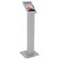 This tablet kiosk enclosure with an overall dimensions of 15 x 53.74 x 15 inches