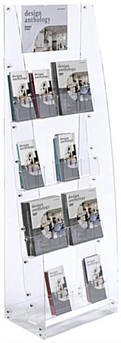 Acrylic Brochure Stand - Free Standing Design