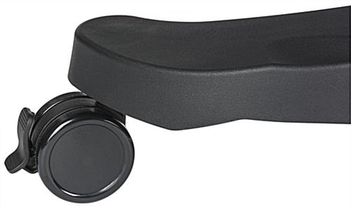 Mobile Laptop Workstation with Locking Casters