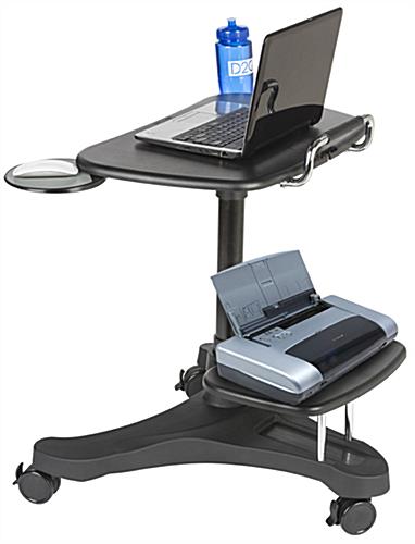 Mobile Laptop Workstation with 3" Casters