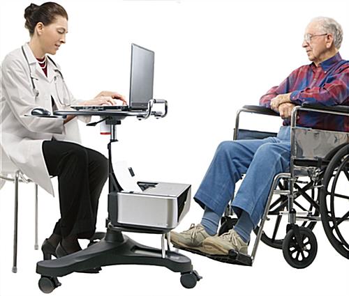 Mobile Laptop Workstation with Ergonomic Design