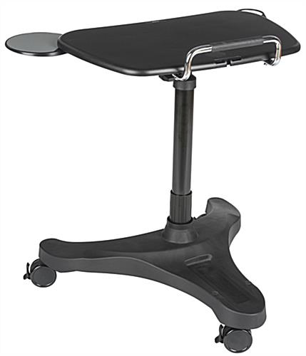 Mobile Standing Desk with Handle