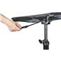 Sit To Stand Rolling Workstation with Height Adjustable Knob & Lever