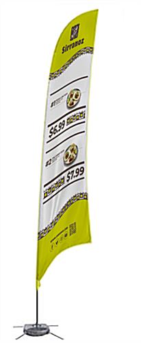 Custom printed event flags 