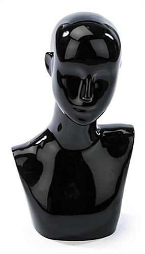Black Female Mannequin Bust 