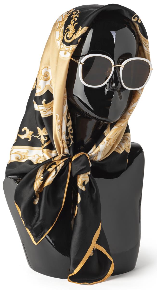 Black Female Mannequin Bust 18.75”h Retail Dress Form