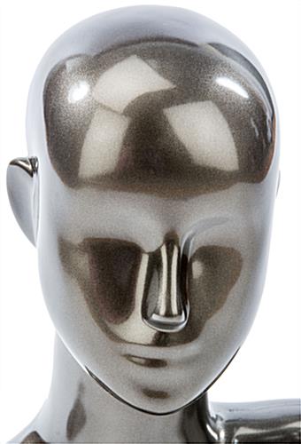 Pewter Female Mannequin Bust