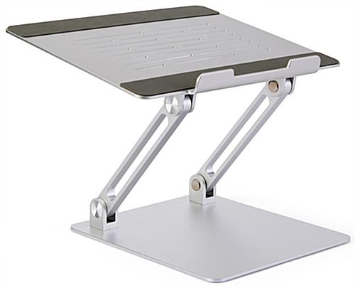 Adjustable laptop stand for desk with portable design