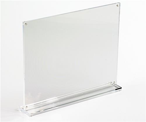 8x11 clear stack menu holder