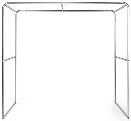 Custom square trade show booth arch with lightweight aluminum frame