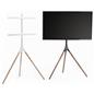 Tripod easel TV stand with Mid-Century Modern Design
