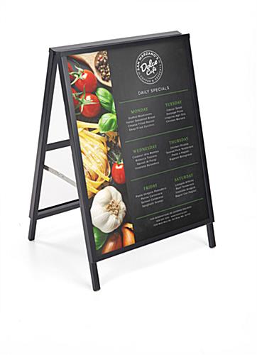 22 x 28 Yard Sign Frames | Black Steel Holder w/ Poster Slots