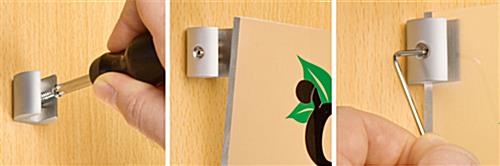 Sign Support Holds Signs At A Perpendicular Angle To Any Wall