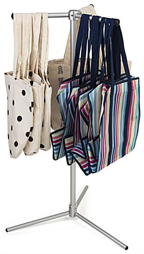 Trade Show Bag Stand With 3-Way Straight Arms