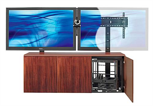 dual mount TV stand