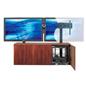 dual mount TV stand