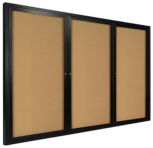 large corkboards