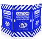 Maintenance safety barrier with overall width of 93 inches