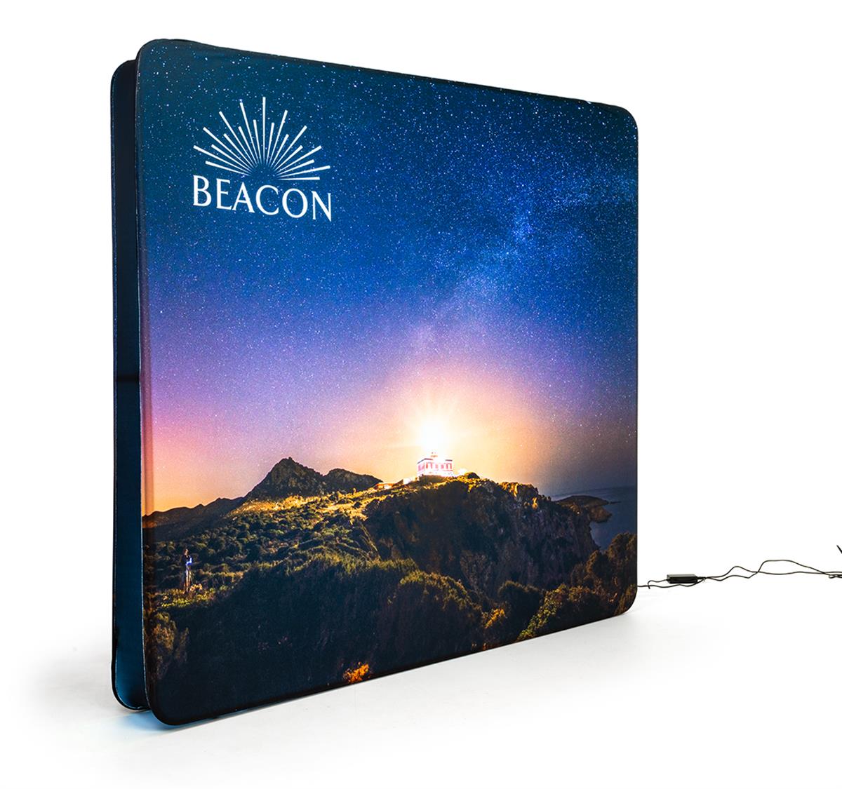 Beacon 8-foot Fabric Backwall Display
