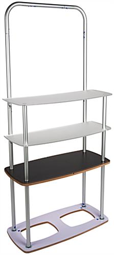 6.5' Tall Tension Fabric Shelf Stand 