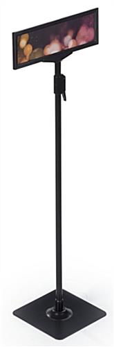 11" x 3.5" Floor Sign Holder with Top Loading Frame