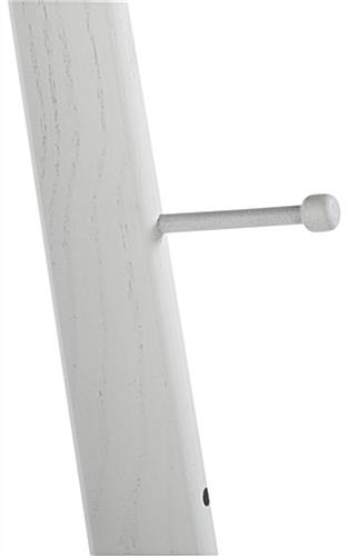 White Wooden Easel with 8 Height Increments