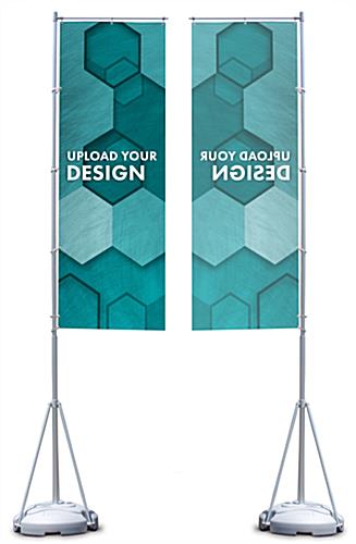13' marketing flag with single sided printing 