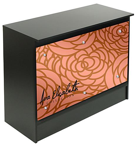 4’ Checkout Counter with Graphics