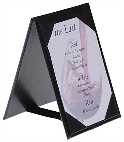Synthetic Leather Table Tent